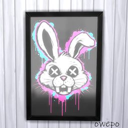 Grunge Bunny Graffiti