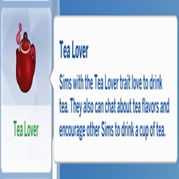 Tea Lover Trait By KiaraSims4Mods Spanish Translation