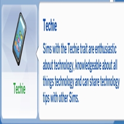 Techie Trait By KiaraSims4Mods Spanish Translation
