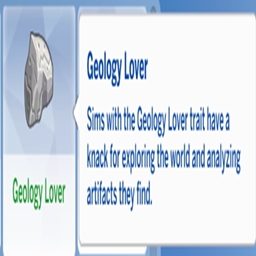 Geology Lover Trait By KiaraSims4Mods Spanish Translation