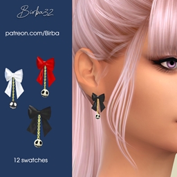 Bow and Jack earrings logo