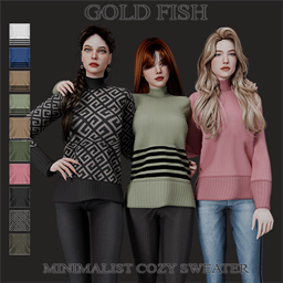 GoldFish Minimalist Cozy Sweater logo