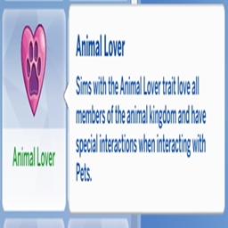 Animal Lover Trait By KiaraSimsMods Spanish Translation