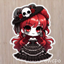 Gothic Lolita Chibi Decal logo