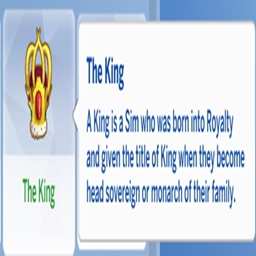 The King Trait By KiaraSims4Mods Spanish Translation