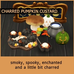 Charred Pumpkin Custard