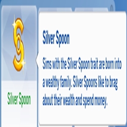 Silver Spoon Traits By KiaraSims4Mods Spanish Translation
