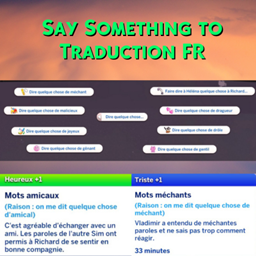 Mod Say Something To par Lumpinou - Trad FR