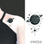 Cosmic Saturn Tattoo logo
