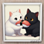 Sushi Cats Wall Art logo