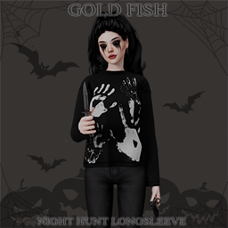 GoldFish Night Hunt Longsleeve logo