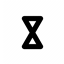 hourglass. logo