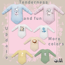 Tenderness and fun body clothes infant Update logo