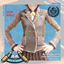 Girl's Double Breasted Contrast Colorblock Open Blazer Jacket Winter School Uniform logo