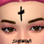Ash Wednesday Cross logo