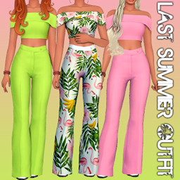 Last Summer outfit pants logo