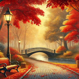 Autumn bridge Loading screen / Fond d’écran