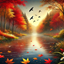 Autumn river Loading screen / Fond d’écran logo