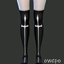 Gothic Cross Thigh-High Stockings logo
