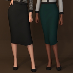 [Old Money Collection] - Formal Skirt