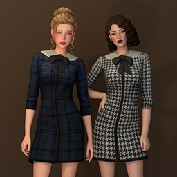 [Old Money Collection] - Ribbon Dress