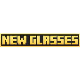 New glass-connected glass logo