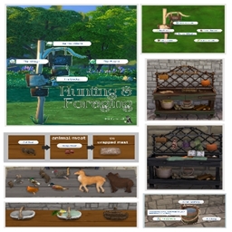 Hunting & Foraging By Littlbowbub Spanish Translation logo