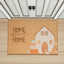 Welcome home autumn mat logo