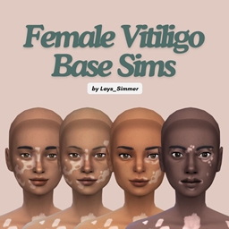 Vitiligo Female Base Sim / Base Sims Ⅰ