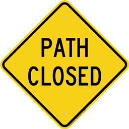 Server close path logo