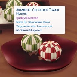 Temari Nerikiri checkered by Amellce translation into Spanish