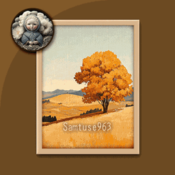 HQ Autumn Mini Painting One #1 Extra G Samtuse963