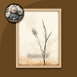 HQ Minimalist Landscape Mini Painting One #1 Extra G Samtuse963