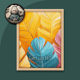 HQ Plant Oil Mini Painting One #1 Extra G Samtuse963