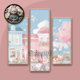 HQ Pastel Street Triptych #1 Sellable Extra B Samtuse963 project image