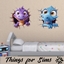 Wall Sticker Cute Dinos