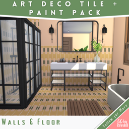 Art Deco Tile & Paint Pack