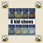 Kids Shoes Set "Solids" logo