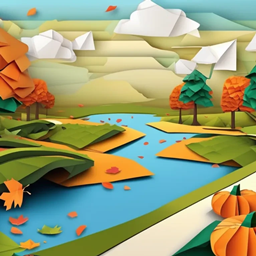 Loading screen Halloween origami 5 / Fond d’écran
