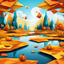 Loading screen Halloween origami 6 / Fond d’écran