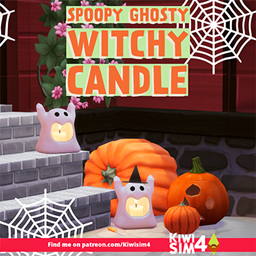 Spoopy Ghosty Witchy Candles project image