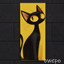 Curious Cat Portrait logo