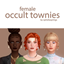 female occult townies logo