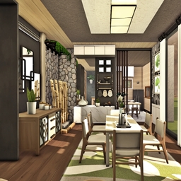 Modern Natural Dining Room 1 - The Sims 4 Rooms / Lots - CurseForge