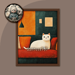 Cat Mini Painting One #1 Extra G Samtuse963 project image