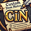 Custom Item Notes logo