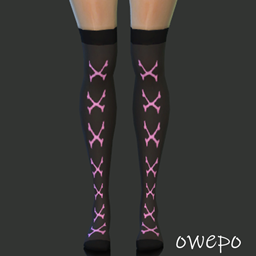 Pink X Goth Stockings logo