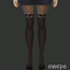 Bat Silhouette Thigh-High Stockings logo