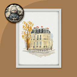 Life Watercolor Sketch Mini Painting One #1 Extra G Samtuse963