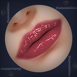 Pomegranate lipgloss 83 by diamondssims logo